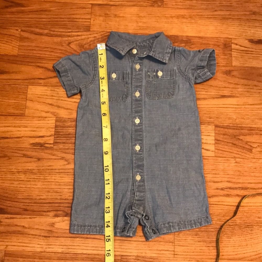 Ralph Lauren Denim Romper 3 Months - Picture 10 of 10